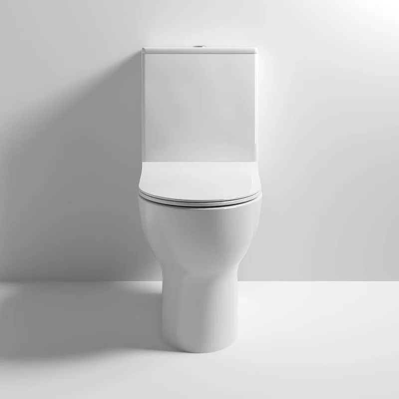 Lana Compact Rimless Close Coupled Toilet & Soft Close Seat