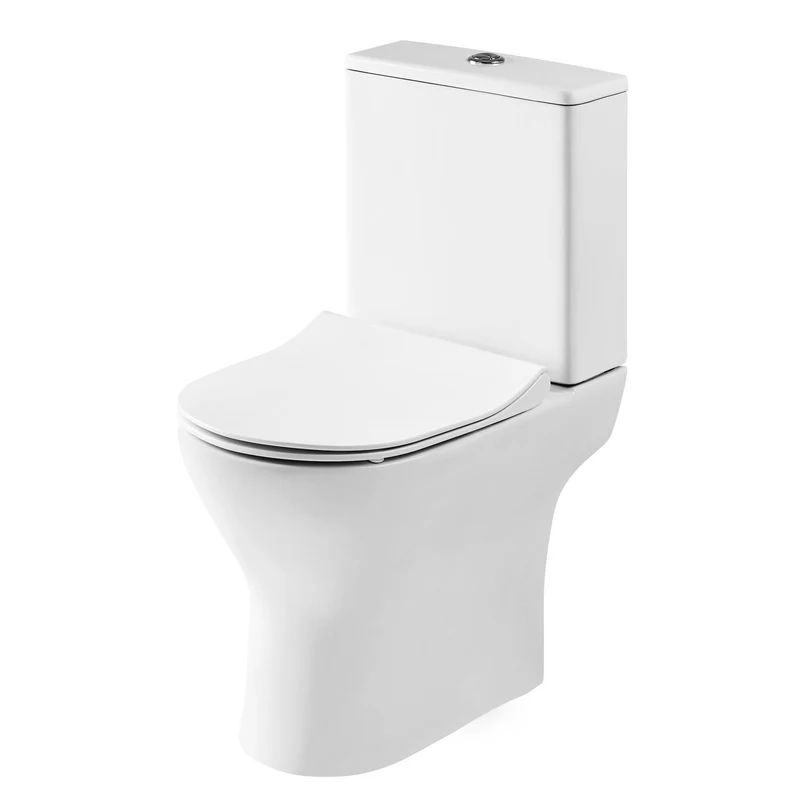 Lana Compact Rimless Close Coupled Toilet & Soft Close Seat