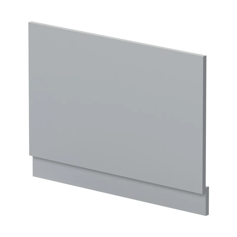Nuie Urban 800mm Bath End Panel Contemporary Satin Grey MDF Painted Matt 560x780x36mm