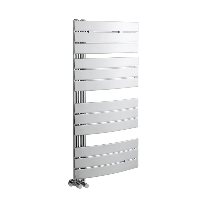 Nuie Elgin Heated Towel Rail Contemporary Chrome Steel 1080x550x85mm
