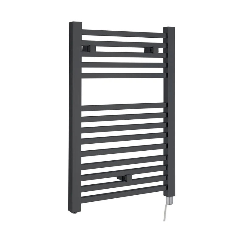Nuie Eton Electric Radiator Contemporary Anthracite Steel 690x500x30mm