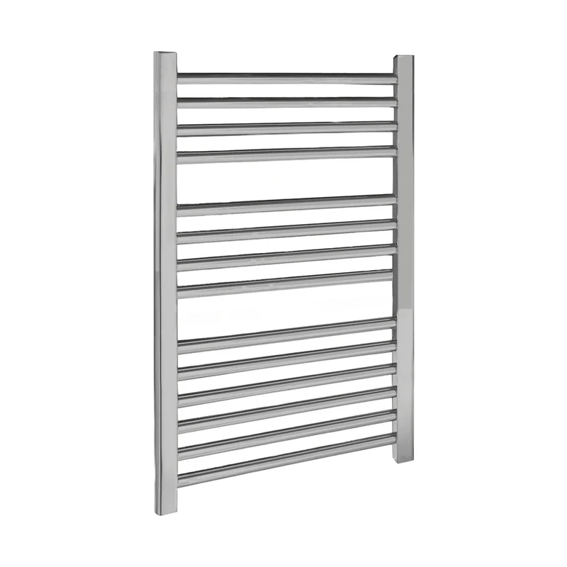 Nuie Straight Ladder Rail Contemporary Chrome Steel 700x500x30mm