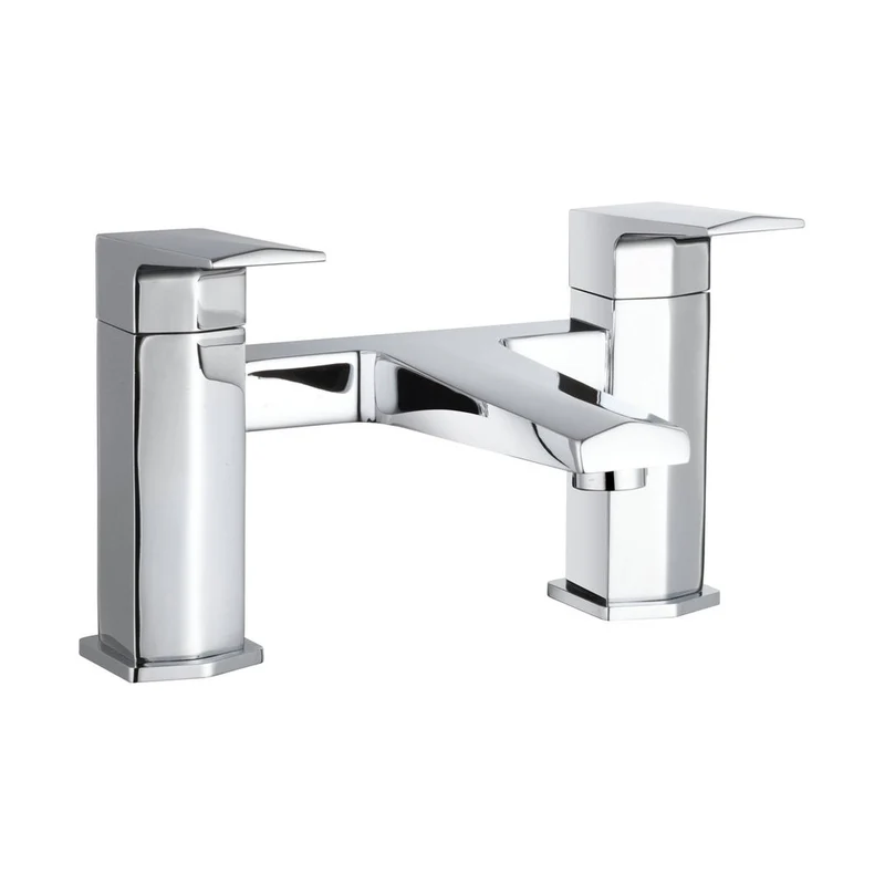 Nuie Hardy Bath Filler Contemporary Chrome Brass 151x230x175mm