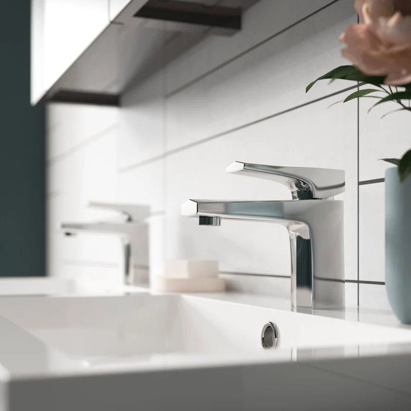 Nuie Hardy Mono Basin Mixer Contemporary Chrome Brass,plastic 153x50x155mm