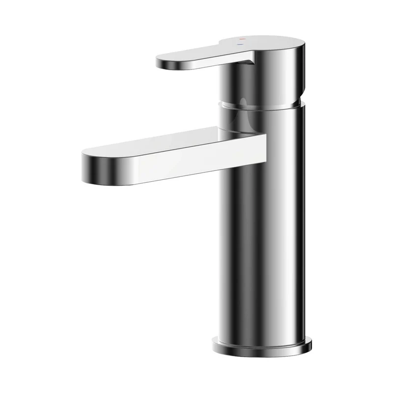 Nuie Arvan Eco Mono Basin Mixer With Push Button Waste Contemporary Chrome Brass,plastic 160x52x147mm