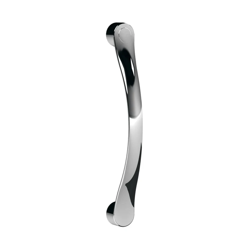 Nuie Ella Rounded Handle Contemporary Chrome ABS 160x18x32mm