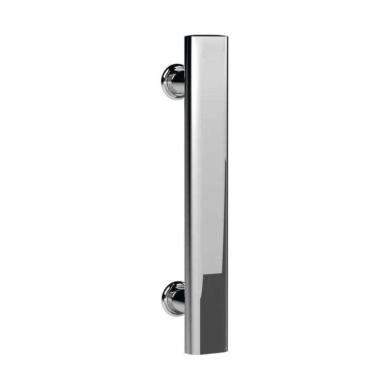 Nuie Pacific Square Chrome Handle Contemporary Stainless Steel 206x30x48mm
