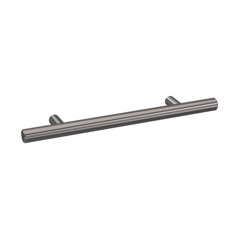 Nuie Bar Handle 96mm Contemporary Brushed Pewter Brass 155x16x36mm