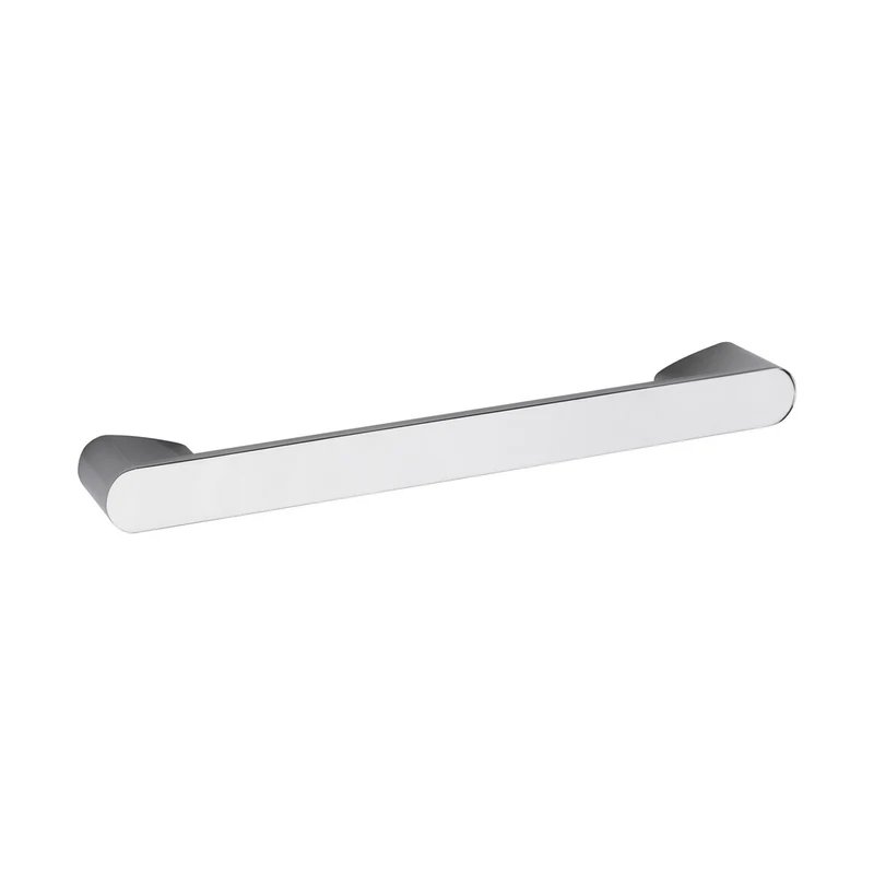 Nuie Handles Chrome Rounded Handle Contemporary Brass 30x215x20mm