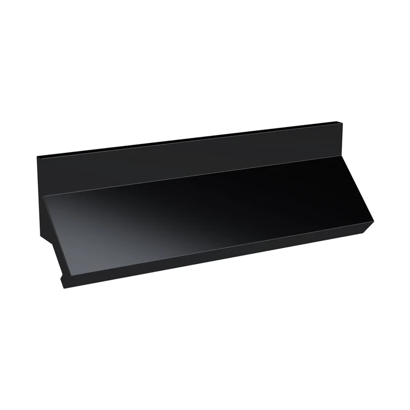 Nuie Handles Profile Handle 160mm Contemporary Black Aluminium 30x175x30mm