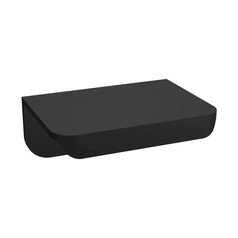 Nuie Handles 50mm Wrap Over Handle Contemporary Matt Black Brass 21x50x37mm