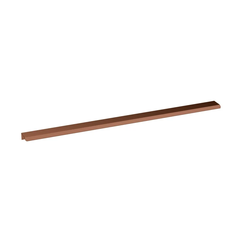 Nuie 500mm Finger Pull Handle Contemporary Brushed Bronze Aluminium 17x500x36mm