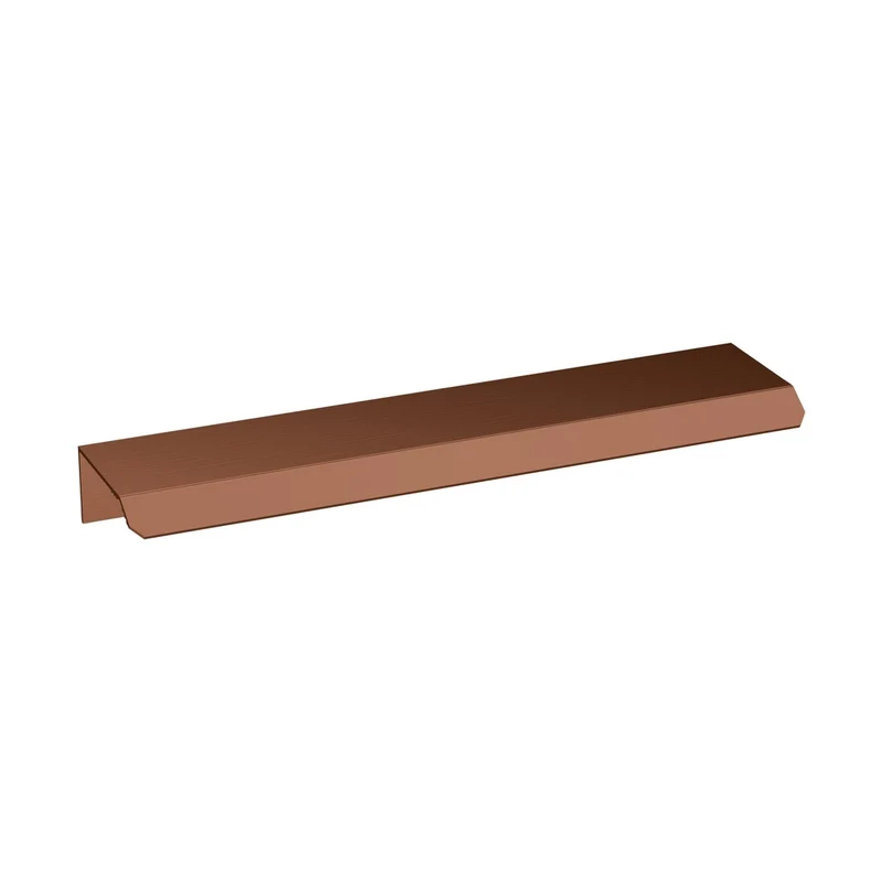 Nuie 150mm Finger Pull Handle Contemporary Brushed Bronze Aluminium 17x150x36mm