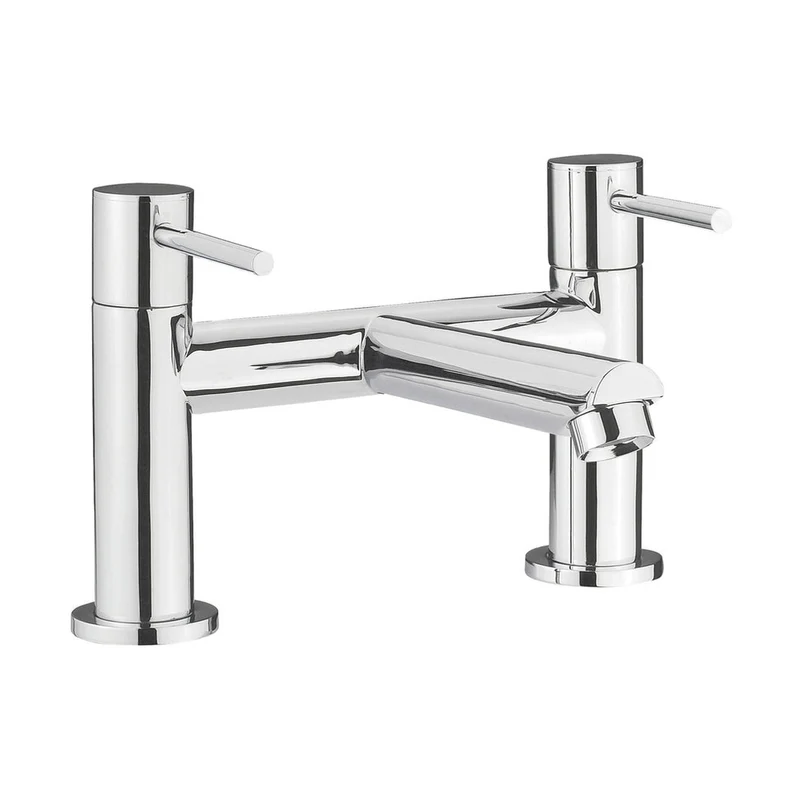 Nuie Series Two Bath Filler Contemporary Chrome Brass 142x226x146mm