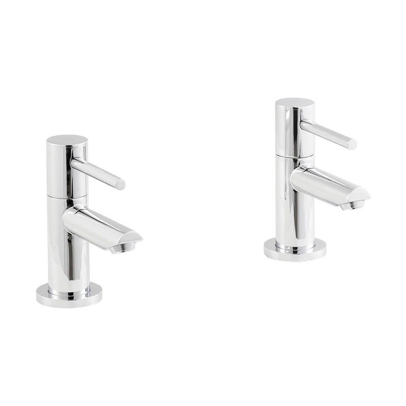 Nuie Series Two Basin Taps Contemporary Chrome Brass 113x45x111mm