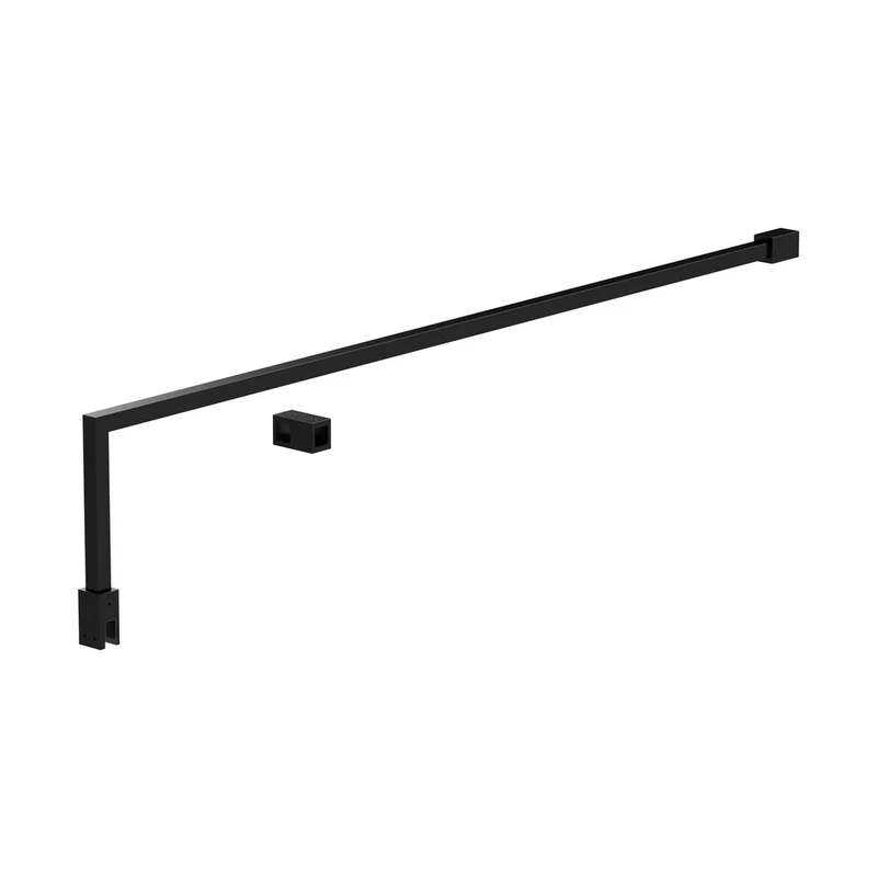 Nuie Support Bar Kit Contemporary Matt Black Stainless Steel 15x150x1000mm