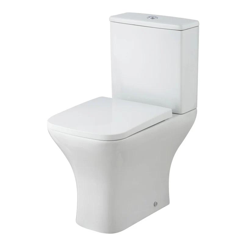 Como Compact Rimless Close Coupled Toilet & Soft Close Seat