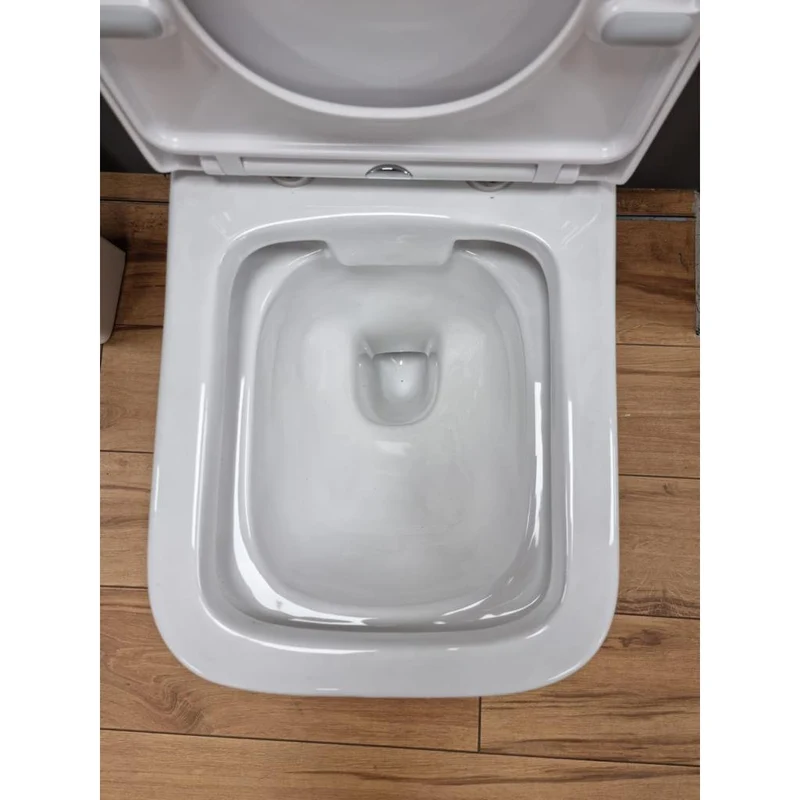 Como Compact Rimless Close Coupled Toilet & Soft Close Seat