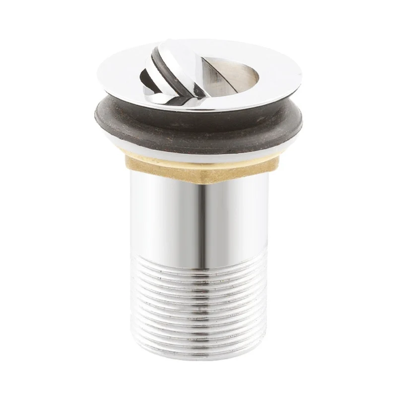 Nuie Wastes Flip Top Basin Waste Contemporary Chrome Brass 83x62x62mm