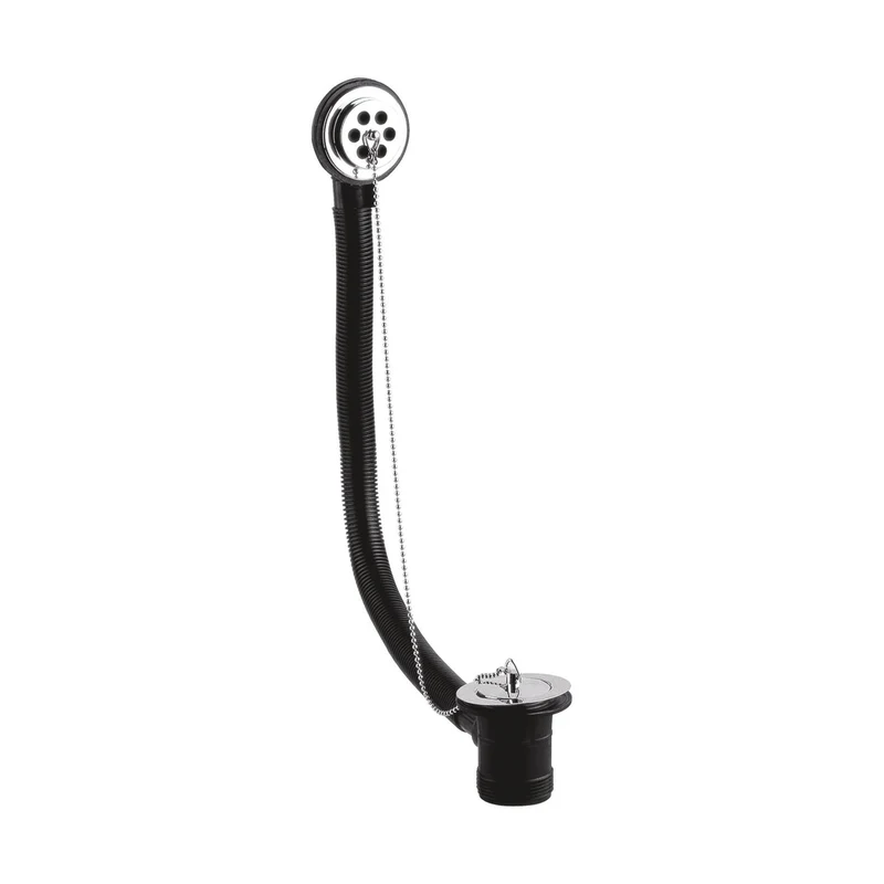 Nuie Bath Wastes And Extras Bath Waste Contemporary Chrome Brass ABS 62x70x70mm