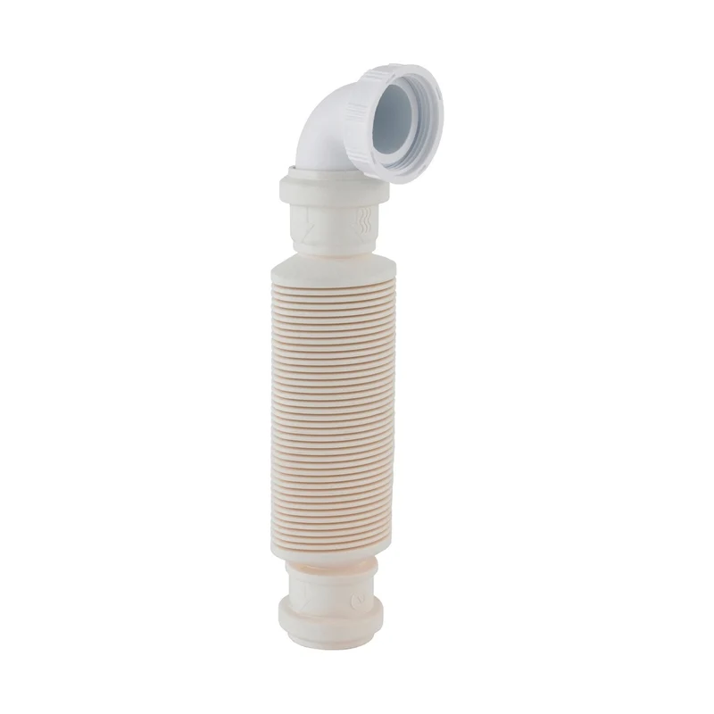Nuie Wastes Waste Trap For Furniture Basins Contemporary White Polypropylene 54x54x252mm