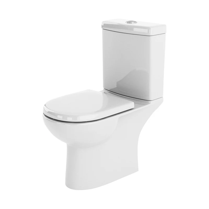 Nuie Lawton Compact Pan & Cistern Contemporary White Vitreous China 805x360x625mm