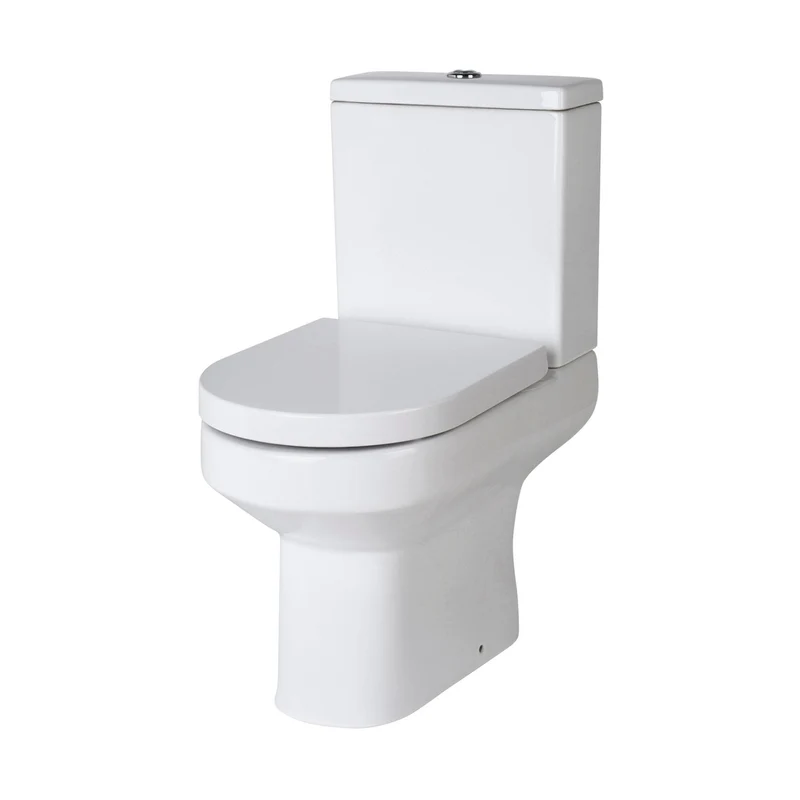 Nuie Harmony Pan & Cistern Contemporary White Vitreous China 800x380x625mm