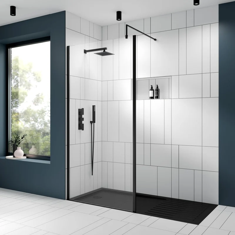 Hudson Reed Wetroom Trays Rectangular Walk-in Shower Tray 1600 X 800 Contemp Grey Slate Acrylic Capped Abs Caco3 And Pu