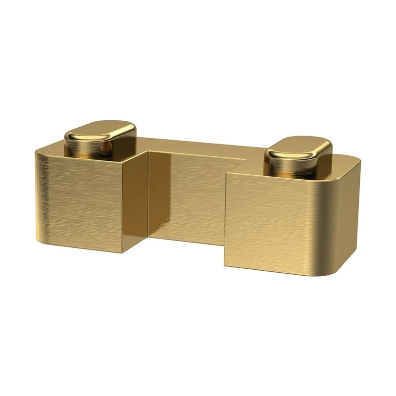 Hudson Reed Wetroom Accessories Brushed Brass Wetroom Screen Support Foot Contemp 45x44x30mm