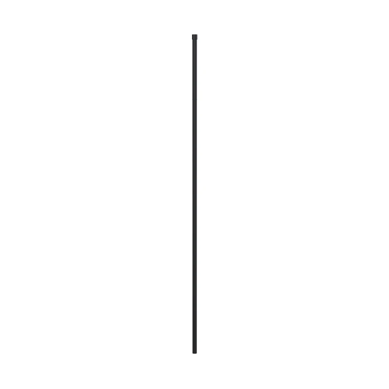 Hudson Reed Wetroom Accessories Black Wetroom Screen Ceiling Post Contemp Matt Black Aluminium 3000x34x34mm