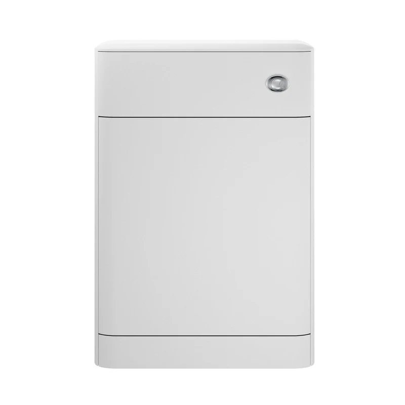 Hudson Reed Sarenna 500mm Wc Unit Contemp Moon White MFC Smooth Matt 800x550x200mm