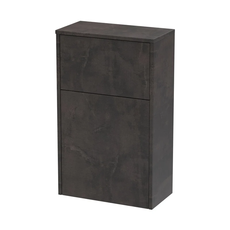 Hudson Reed Juno 500mm Wc Unit Contemp Metallic Slate MFC Textured Matt 821x500x255mm