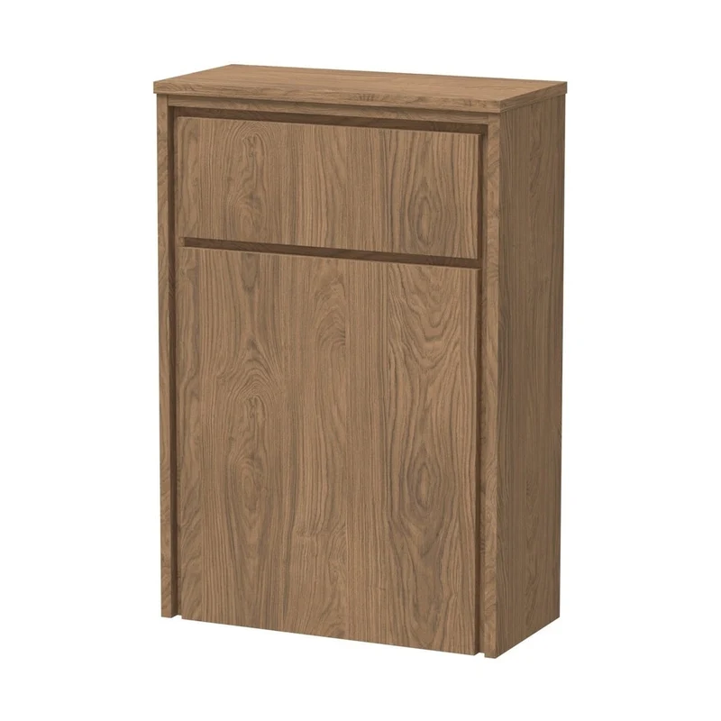 Hudson Reed Lille 550mm Wc Unit (255 Deep) Contemp Antique Oak MFC Textured Woodgrain 818x550x255mm