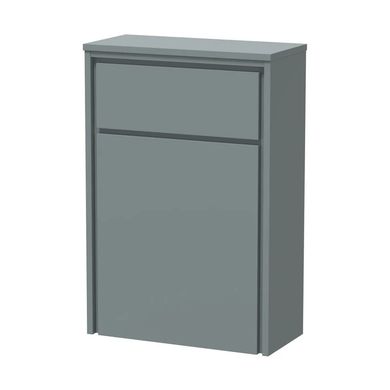 Hudson Reed Lille 550mm Wc Unit (255 Deep) Contemp Coastal Grey MFC Smooth Matt 818x550x255mm