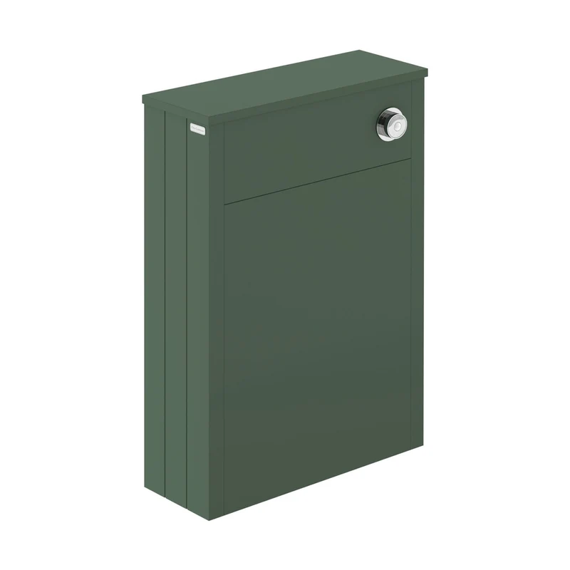 Hudson Reed Old London 550mm Wc Unit Trad Hunter Green MDF Vinyl Smooth Matt 828x560x205mm