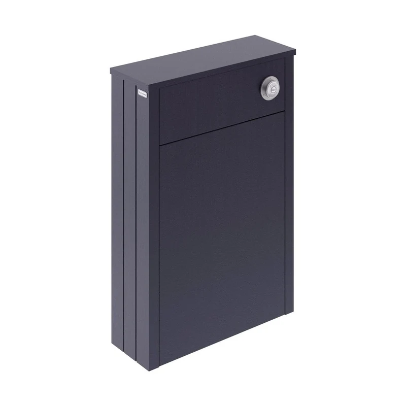 Hudson Reed Old London 550mm Wc Unit Trad Twilight Blue MDF Vinyl Textured Woodgrain 828x560x205mm