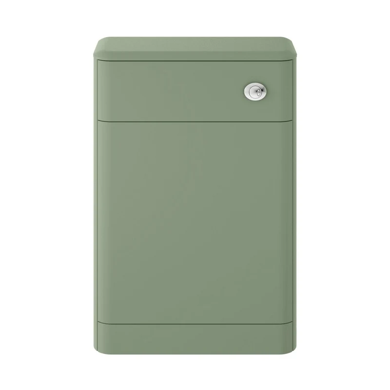 Hudson Reed Solar 550mm Wc Unit Contemp Fern Green MDF Vinyl Smooth Matt 800x550x200mm