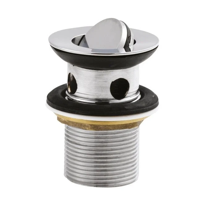 Hudson Reed Wastes Flip Top Basin Waste Contemp Chrome Brass 62x62x83mm