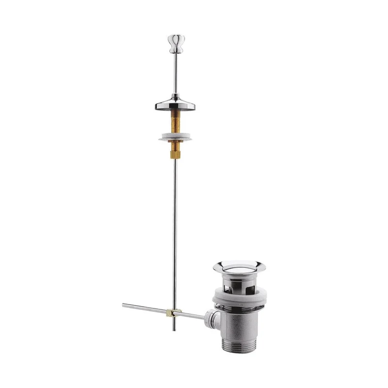Hudson Reed Wastes Pull Up Waste Trad Black Brass 44x50x50mm