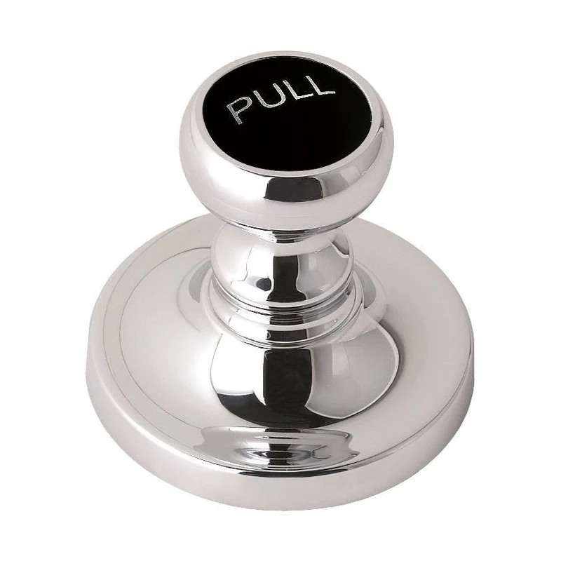 Hudson Reed Wastes Pull Up Waste Trad Black Brass 44x50x50mm