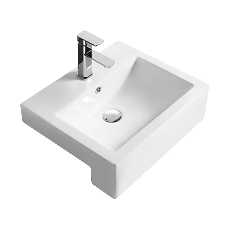 Hudson Reed Vessels Semi-recessed Basin Contemp White Vitreous China 168x530x440mm