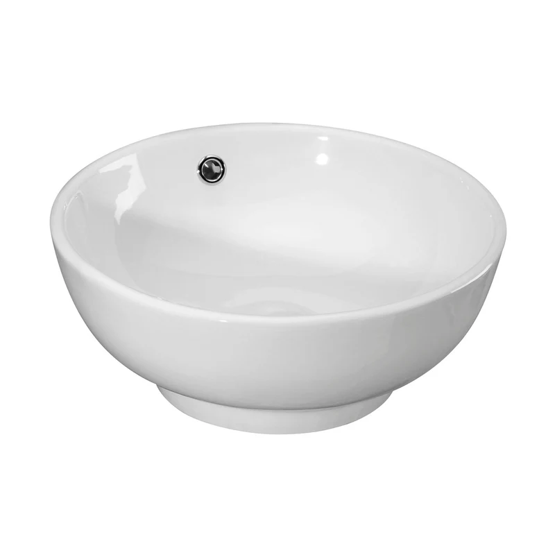 Hudson Reed Vessels Round Vessel Contemp White Vitreous China 175x410x410mm