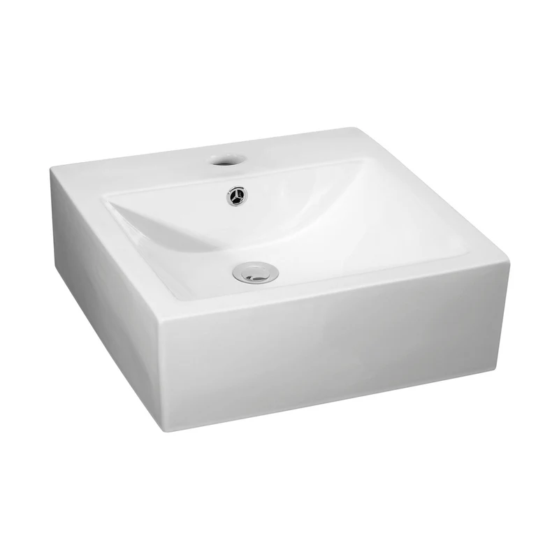 Hudson Reed Vessels Square Vessel Contemp White Vitreous China 160x470x450mm