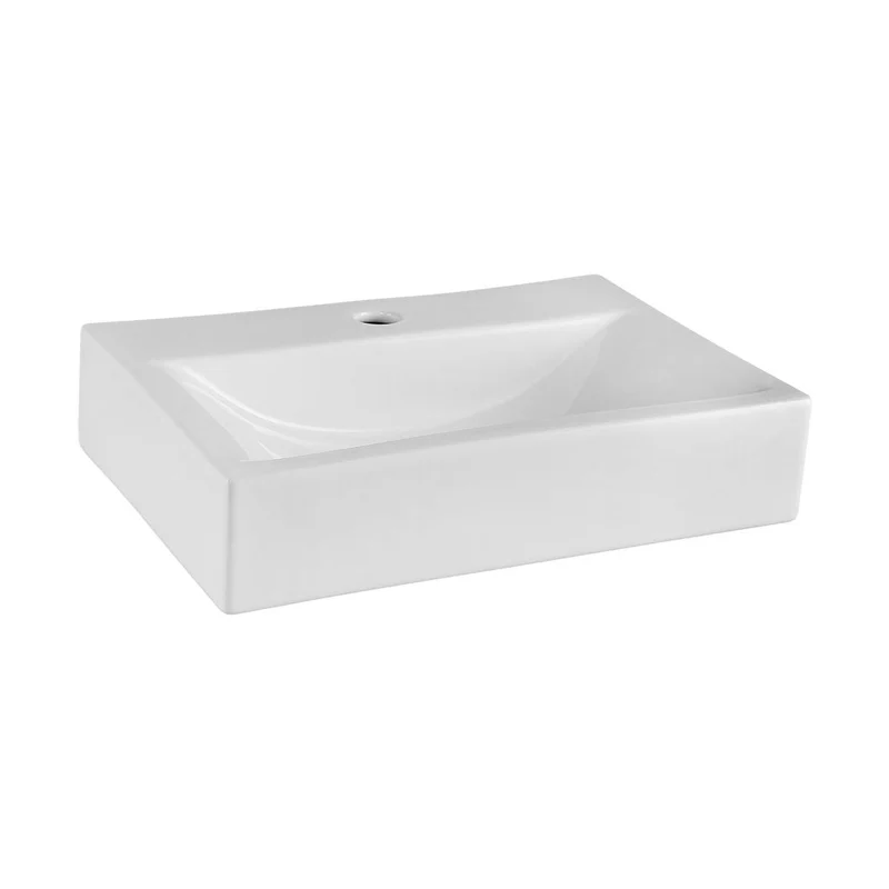 Hudson Reed Vessels Rectangular Vessel Contemp White Vitreous China 100x460x330mm