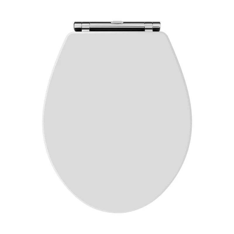 Hudson Reed Toilet Seats Richmond Toilet Seat Trad White MDF Vinyl,zinc Alloy
