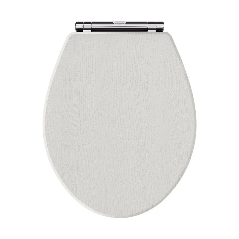 Hudson Reed Old London Carlton Toilet Seat Trad Timeless Sand MDF Vinyl,zinc Alloy 60x350x451mm