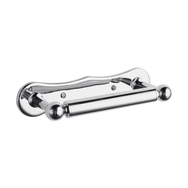 Hudson Reed Toilet Accessories Toilet Roll Holder Trad Chrome Brass 45x190x78mm