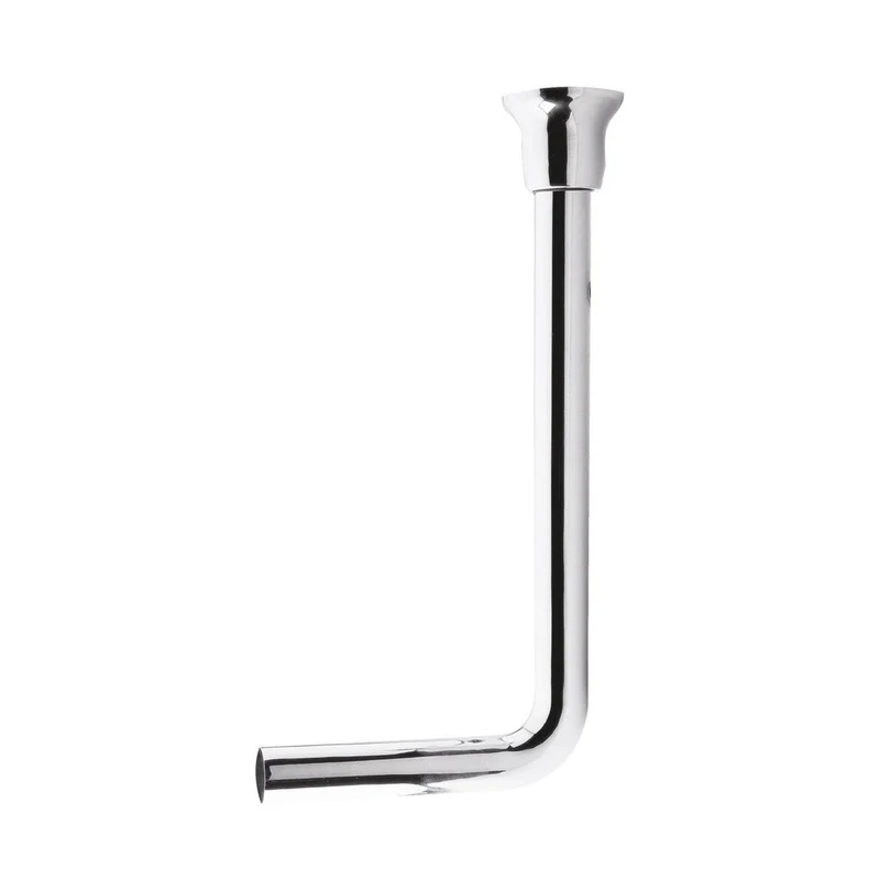 Hudson Reed Toilet Accessories Low Level Flush Pipe Pack Trad Chrome Brass 480x81x220mm