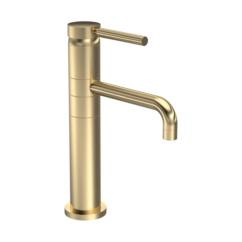 Hudson Reed Tec Single Lever High Rise Mixer Contemp Brushed Brass Brass,plastic 315x55x220mm