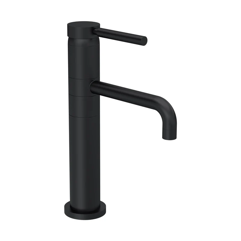 Hudson Reed Tec Single Lever High Rise Mixer Contemp Matt Black Brass,plastic 315x55x220mm